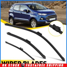 For Ford Ecosport Front & Rear Flat Windscreen Wiper Blades Set 22/16/11" Inch