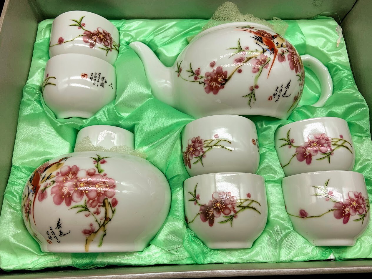 Handpainted Jingdezhen China 10 Piece Porcelain Tea Set eBay