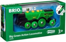BRIO BRIO Big Green Action Locomotive 33593