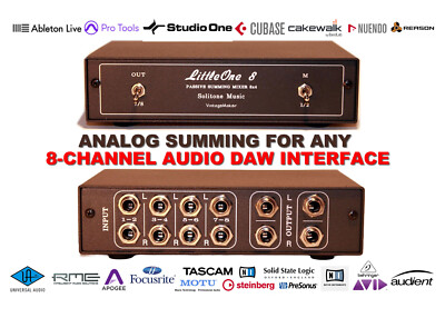Universal Custom Analog Studio Summing Mixer Box für jeden 8-Kanal DAW Synth