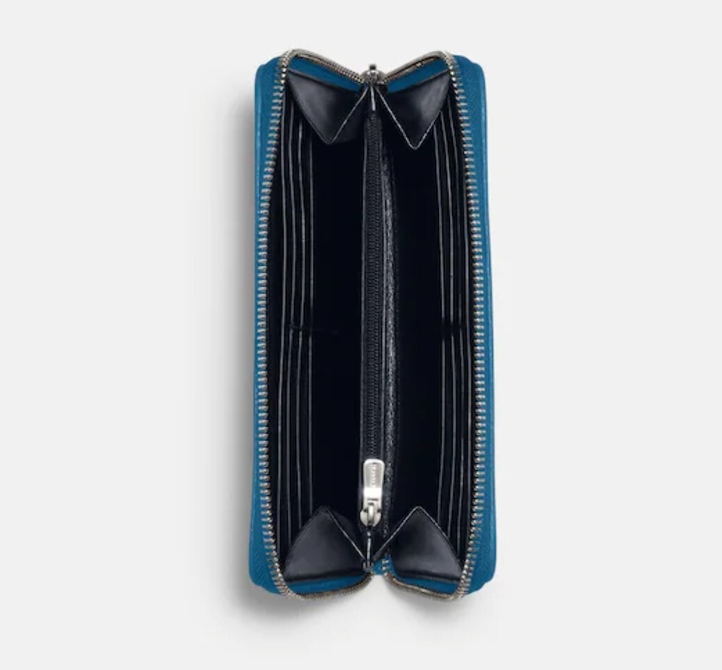 Coach 3473 Dempsey Accordion Zip Wallet In Signature Jacquard With