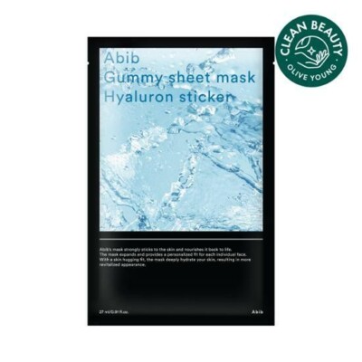 Gum Sheet Mask Hyaluron Sticker 27ml 5pcs Abib