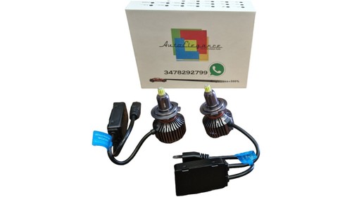 Set LED H7 Canbus Mercedes Clase C W204 Con LED 9600 Lumen 6000K Blanco - Imagen 6 de 7