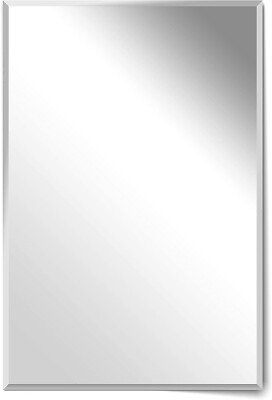 Homestyle Facettenspiegel 40x60 cm rahmenlos Wandspiegel Facettenschliff Mirror
