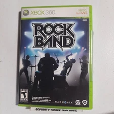 Rock Band Xbox 360 - Complete CIB Harmonix Teen 2007