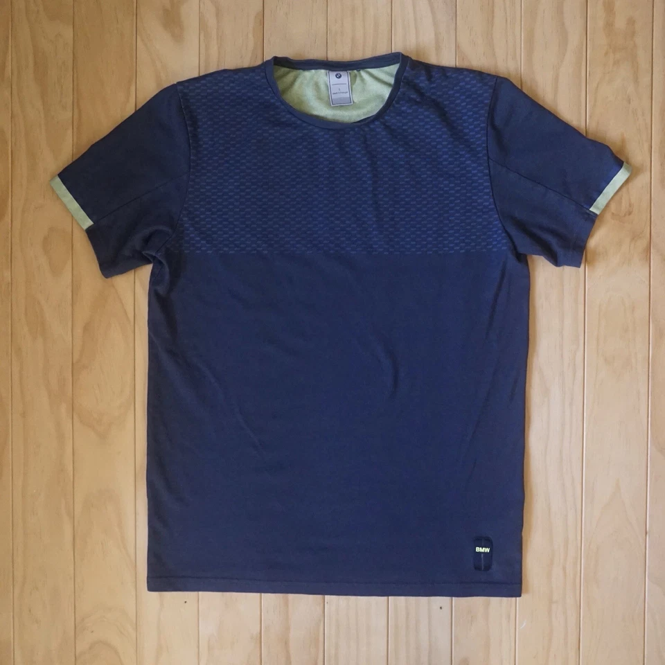 Camisa BMW Para Hombre Camiseta L Azul A Cuadros Lujo Conducir Coche Alemania Auténtica Moto Foto 3 de 4