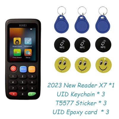 X7 Smart Card Reader RFID Key Clone Copier IC ID Token Copy Duplicator 125Khz