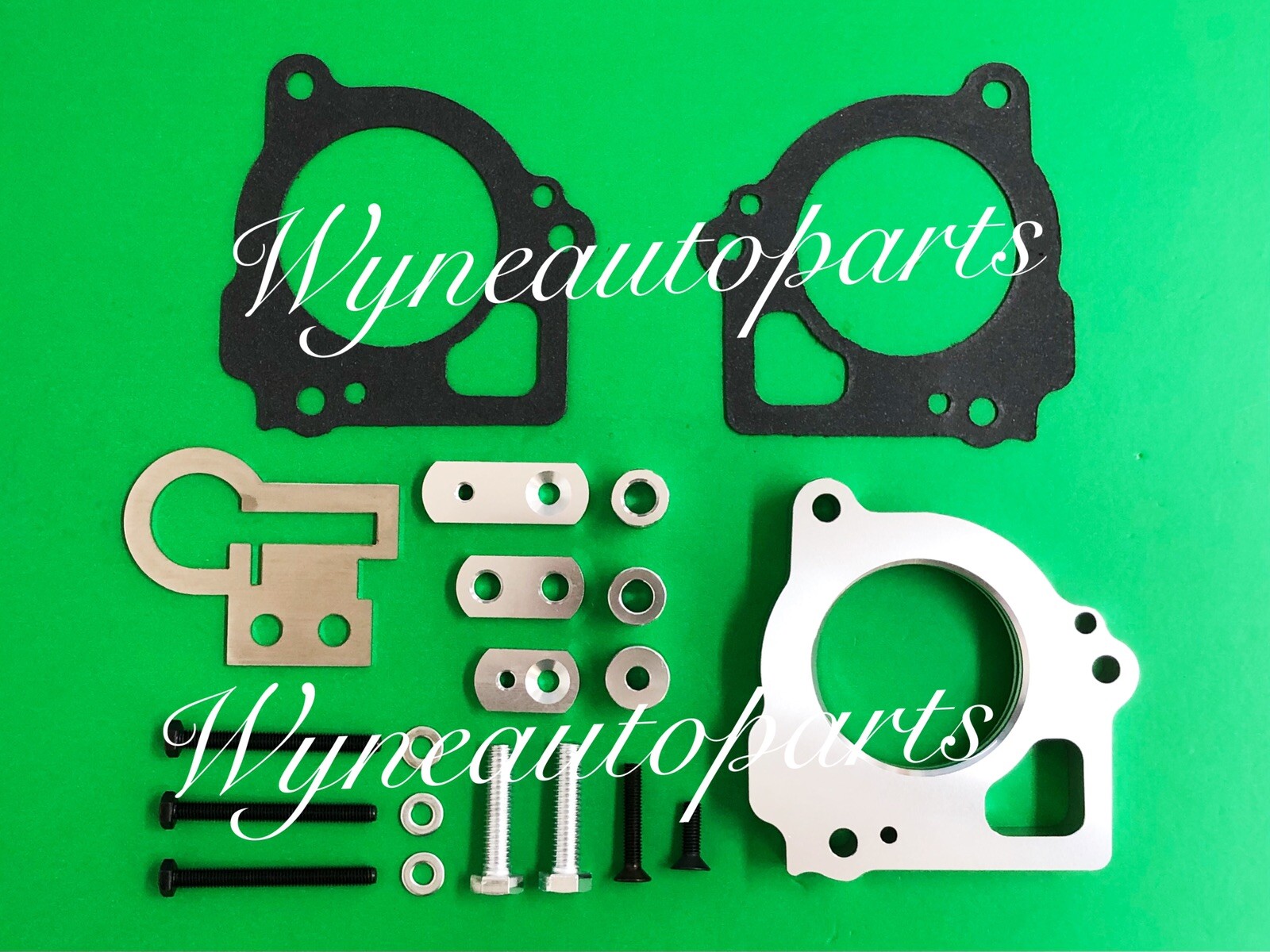 Aluminum Throttle Body Spacer for 03-07 DODGE DAKOTA DURANGO 4.7L V8 Silver