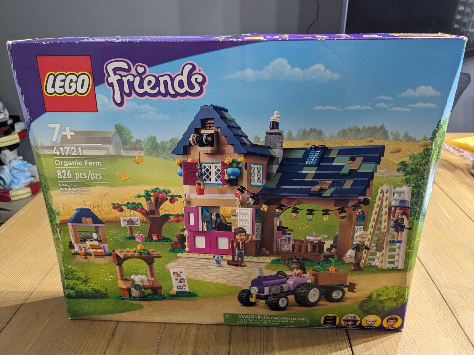 LEGO 41721 Friends Orangic Farm New/Sealed/Discontinued - Box Creases