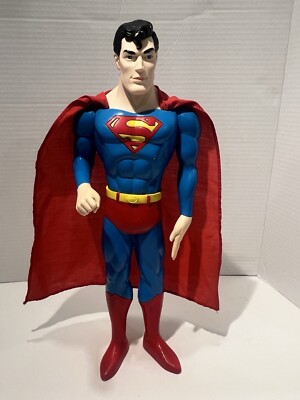 RARE DC Comics 1988 Superman Figurine Toy Collectible 14.5'' Tall