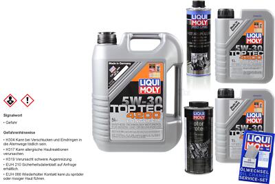 7L LIQUI MOLY Top Tec 4200 5W-30 Motoröl Pro-Line Motorspülung MotorProtect