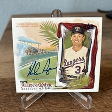 2024 Topps Allen & Ginter Nolan Ryan N43 On Card Auto Boxloader #’d 1/25 N43A-NR