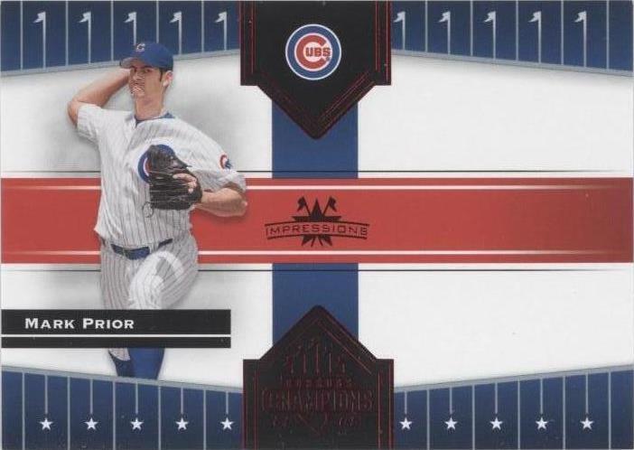 Mark Prior Reds 2005 Donruss Champions - Mark Prior #316 Red Impressions /250 for sale ...