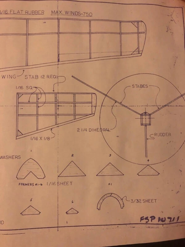 Scamper Jr Airplane Plans Blueprint  - Image 4 of 4