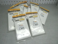 DataComm Electronics 1 Port Keystone Wall Plate White 20-3011-WH Lot of 10