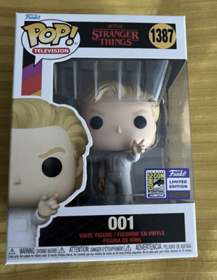 SDCC 2023 FUNKO POP STRANGER THINGS 001 WITH OFFICIAL CON STICKER EXCLUSIVE RARE