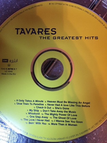 Tavares GREATEST HITS Used 16 Track Best Of Cd Soul R&B Disco Funk 70s 80s - Picture 3 of 3