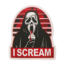 Ghostface 'I Scream' Sticker
