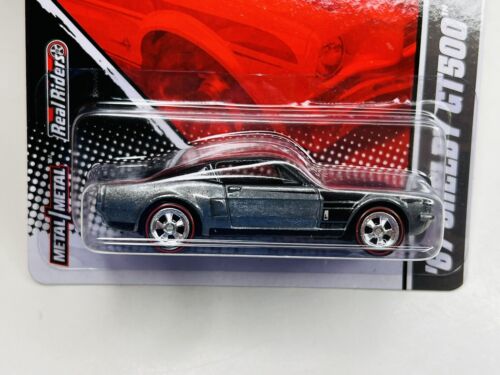 Hot Wheels '67 Shelby GT500 Garage Ford vs GM Metal Real Riders 1/20 Redline