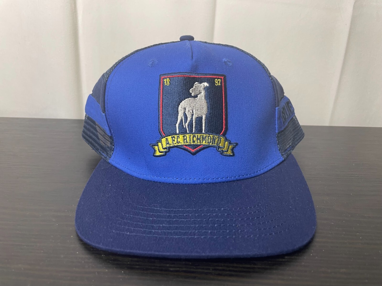 Ted Lasso AFC Richmond Team Logo Mesh OSFM Adjustable Snapback Hat Halloween NWT