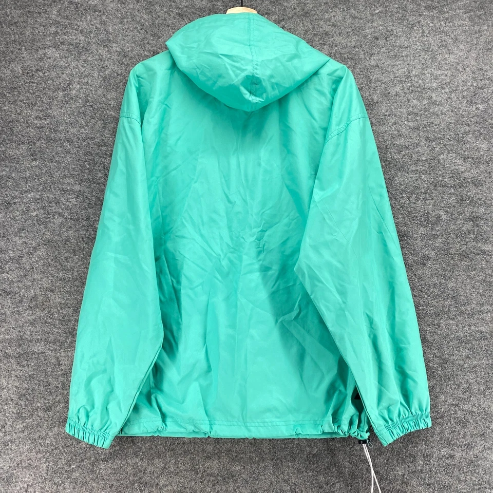 Charles River Apparel Windbreaker Jacket Women M Medium Blue Hooded Zipper - Image 2 of 4