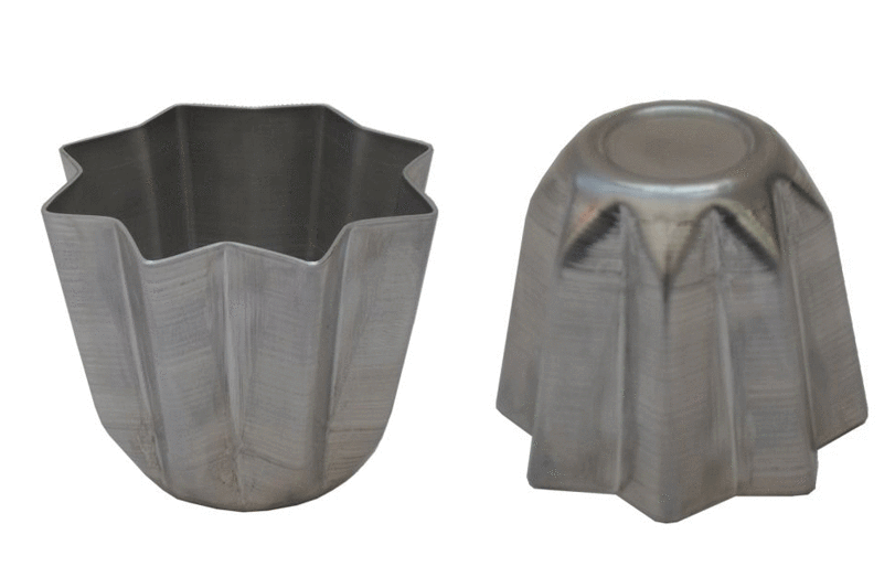 Alpina Set 26 Formine Per Biscotti In Acciaio – 25 Stampini + Anello Portachiavi – 12 Cm, Colore Grigio - 2
