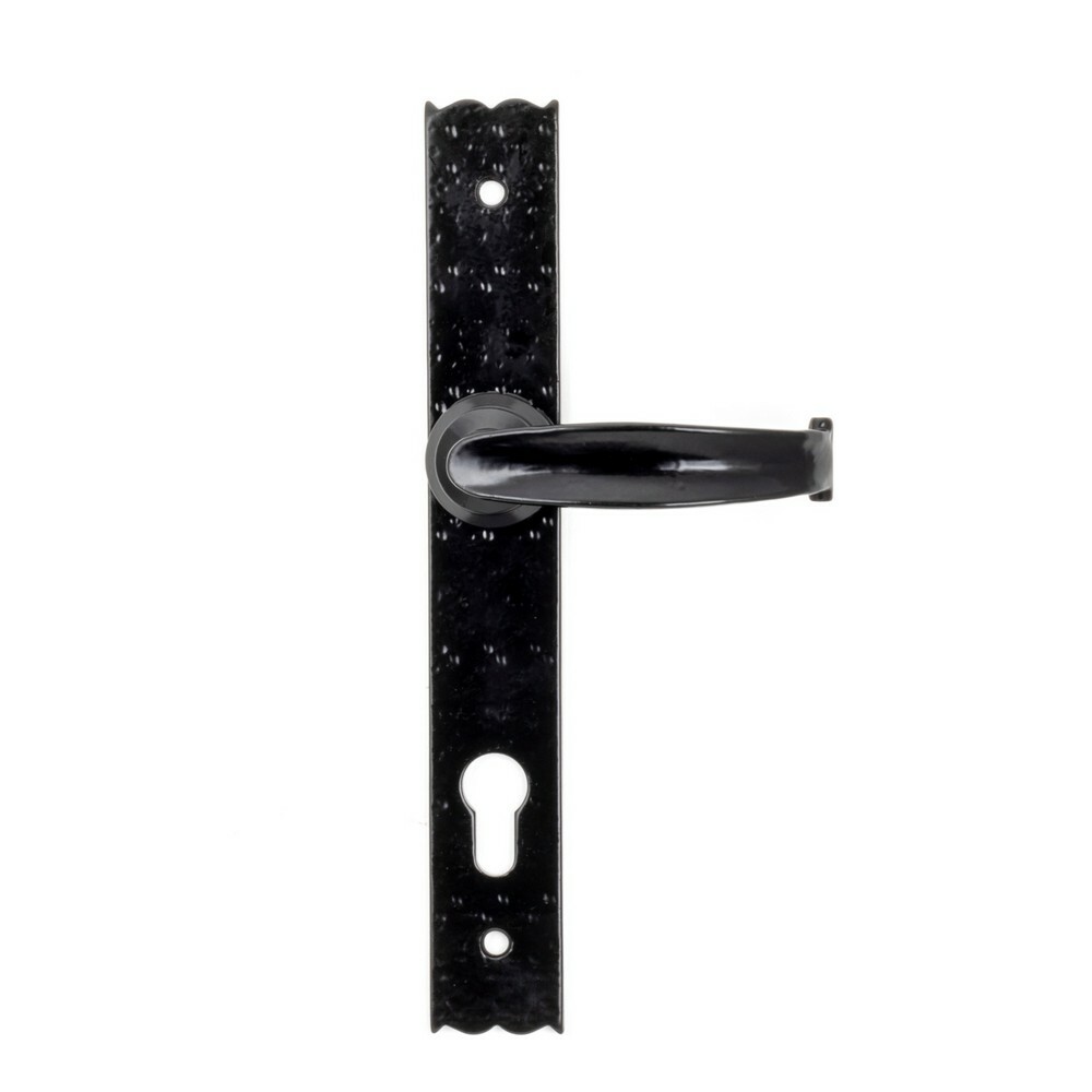 From The Anvil 73143 Black Cottage Door Lever Espag. Lock Set - Image 2