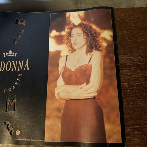 Madonna 1989 Releasea Prayer Japanese Edition Pamphlet Novelty - Picture 12 of 12