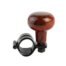 Woodgrain Steering Wheel Spinner Knob Universal Fit For All Cars