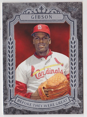 2014 Topps Before They Were Great #BG-4 Bob Gibson St. Louis Cardinals