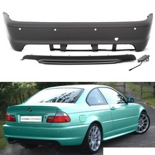 Sport COUPE CABRIO Stoßstange hinten für PDC passt für BMW 3er E46 nicht M-Paket