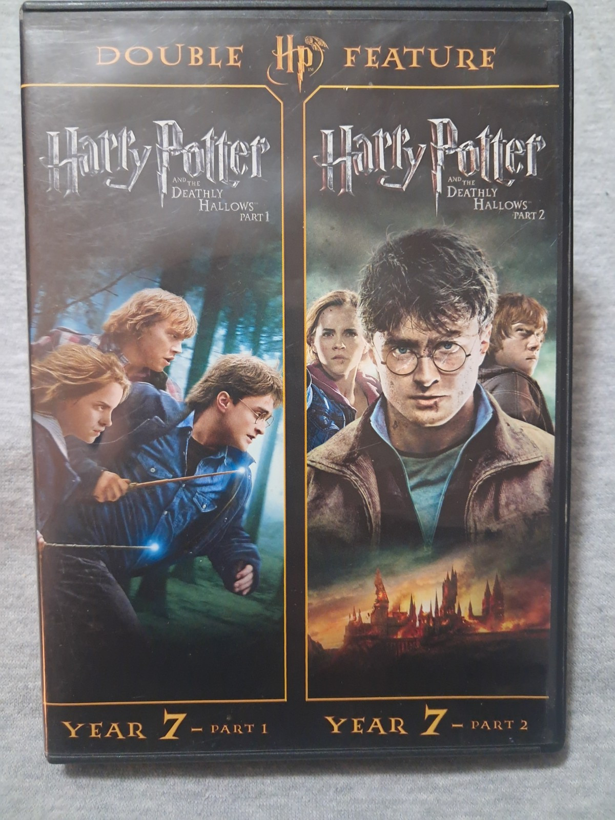 Harry Potter Deathly Hallows Parts 1 & 2 Double Feature Bundle