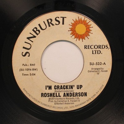 Roshell Anderson - Soul / Funk 45 - I'M Crackin' Up / Moonlight Trip On Sunburs