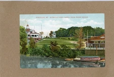 RIVERTON PARK CASINO FROM PRIDES BRIDGE, PORTLAND MAINE