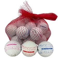 Supersoft Splatter 360 Used Golf Balls 4A/Near Mint, 24 Pack 