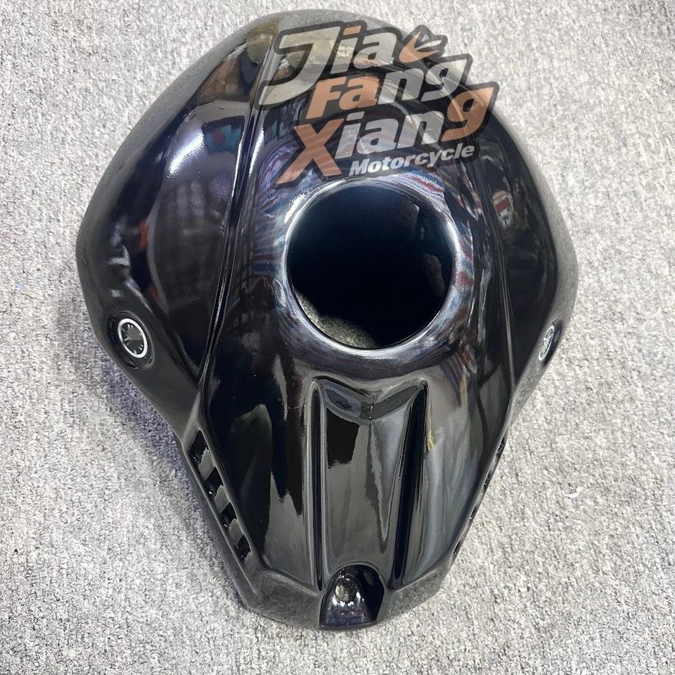 Carenado de cubierta de tanque de combustible negro brillante para Yamaha YZF R3 R25 2015-2018 Foto 4 de 4