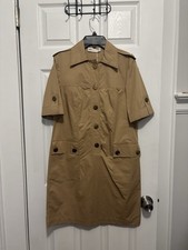 Tory Burch Camp Dress in Khaki