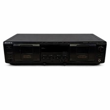 SONY TC-WE435 Twin tape Deck POWERS ON NOT WORKING FREE P&P