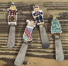 Gingerbread Cookie Set Of 4 Christmas Spreaders Holidays Vintage MCM Hosting