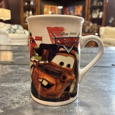 Disney Pixar CARS Kids Coffee Mug ,Tea Cup Lightning McQueen Collectible 2011