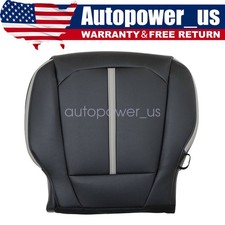 For 2017-2022 Ford F250 F350 Platinum Driver Bottom Perforated Seat Cover Black