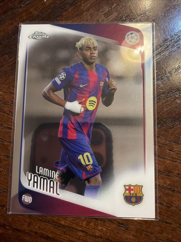 Topps Chrome 2024-25 UEFA Champions League FC Barcelona Lamine Yamal #10