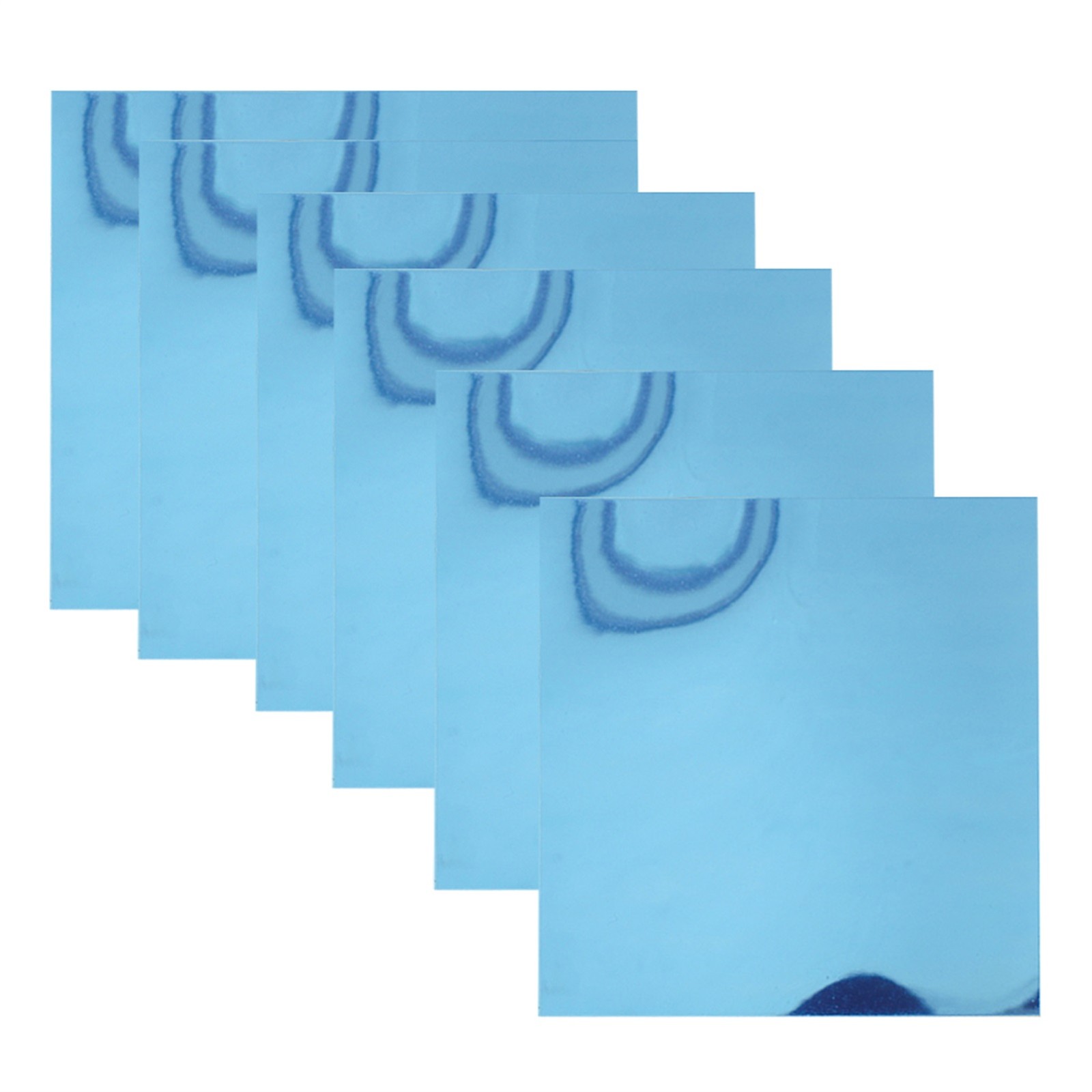 Flexible Reflective Mirror Sheets Self-Adhesive PET Mirror Tiles Non-Glass