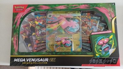 Pokémon TCG Mega Venusaur ex Premium Collection Sealed Box 8 Booster Packs uk