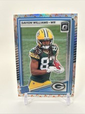 Savion Williams 2025 PANINI DONRUSS OPTIC  RARE SP FIRE EMOJI PRIZM - CASE HIT