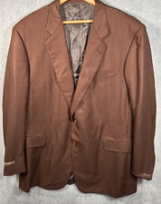 NEW Hickey Freeman SILK CASHMERE Blazer 48L Customized II Basted USA