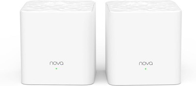 Tenda Nova MW3 Mesh WLAN System AC1200 Dual Band 4x Ethernet Port weiß