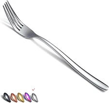 Stainless Steel Dinner Forks Set, 6 Piece - Silverware for Home, Kitchen or Rest