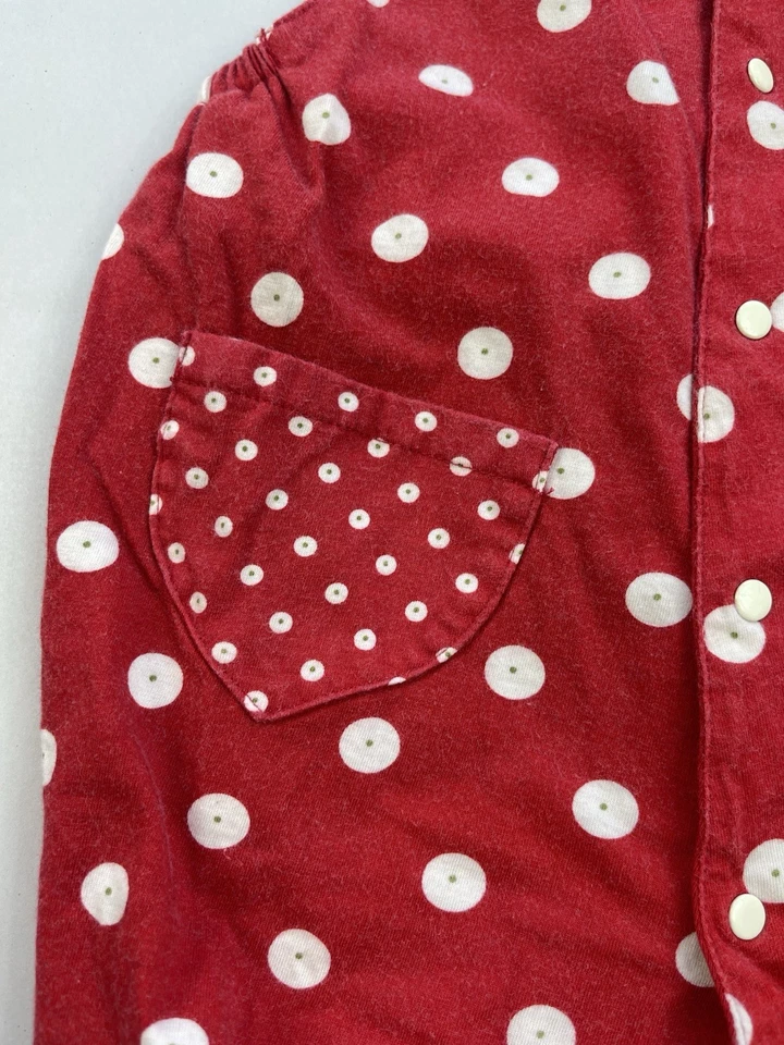 Mameluco y sombrero de colección Baby Mini Par Catomini 12mth rojo y blanco lunadot Foto 3 de 4