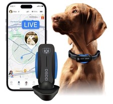 AI GPS Tracker for Dogs 30Lbs+ Real Time Location and AI Health Assistant Sealed